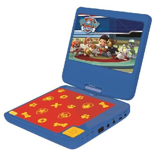 Lecteur Dvd Enfant Lecteur DVD portable enfant Pat Patrouille - LEXIBOOK - écran LCD 7? - batterie rechargeable