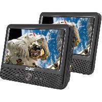 Lecteur - Enregistreur Video Lecteur DVD portable D-JIX PVS 706-50SM avec double écran 7 et supports appui-tete