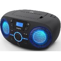 Lecteur Musique BIGBEN CD61NUSB LECTEUR CD/USB/RADIO portable avec effets lumineux - Noir