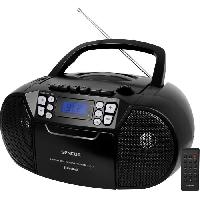 Lecteur Musique Lecteur CD / Casettes - SENCOR - SPT 3907 B - 4 W - Bluetooth - Noir