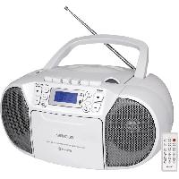 Lecteur Musique Lecteur CD / Casettes - SENCOR - SPT 3907 W - 4 W - Bluetooth - Blanc