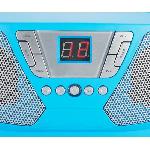 Baladeur - Lecteur Cd - Cassette Lecteur Radio CD Portable - BIGBEN INTERACTIVE - CD60BLSTICK - Bleu + Stickers