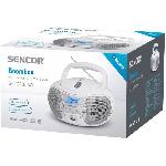 Baladeur - Lecteur Cd - Cassette Lecteur Radio CD - SENCOR - SPT 2700 WH - 3 W - CD - Bluetooth - MP3 - Blanc