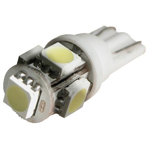 LED T10 5 SMD 3 white 12V - archives