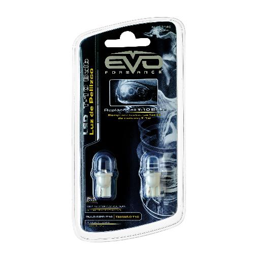 Ampoules Wedgebase - Veilleuses Led T10 Blanc - EvoFormance