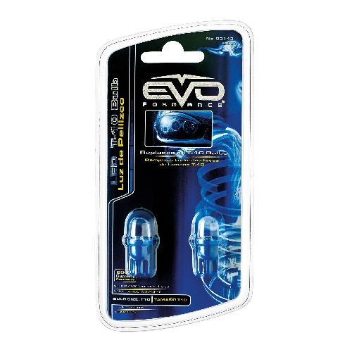 Ampoules Wedgebase - Veilleuses Led T10 Bleu - EvoFormance