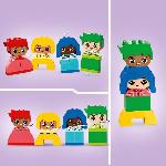 Jeu D'assemblage - Jeu De Construction - Jeu De Manipulation LEGO 10415 DUPLO My First Fortes Émotions et Grands Sentiments. Jouet pour Bébés. 23 Briques Colorées et 4 Personnages