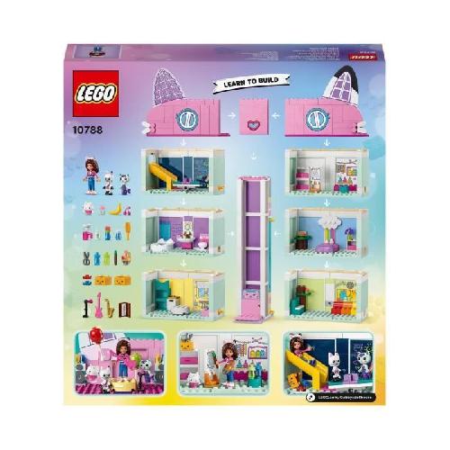 Jeu D'assemblage - Jeu De Construction - Jeu De Manipulation LEGO 10788 La Maison Magique de Gabby. Jouet de Maison de Poupées avec Figurines
