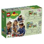 LEGO 10872 DUPLO Town Les Rails Et Le Pont Du Train. jouet pour enfants 2-5 ans. Jeu De Construction Avec Klaxon en Brique Sonore