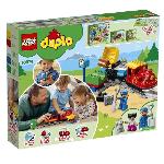 LEGO 10874 DUPLO Town Le Train a Vapeur. Jouet a Pile. Avec Sons. Lumieres et télécommande. Jeu De Train Pour Enfants 2-5 ans