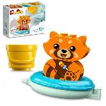 LEGO 10964 DUPLO Jouet de Bain : Le Panda Rouge Flottant. Set Baignoire pour Bébés et Enfants de 1.5+ ans