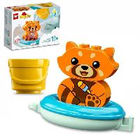 LEGO 10964 DUPLO Jouet de Bain - Le Panda Rouge Flottant. Set Baignoire pour Bebes et Enfants de 1.5+ ans