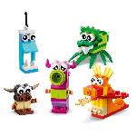 Jeu D'assemblage - Jeu De Construction - Jeu De Manipulation LEGO 11017 Classic Monstres Creatifs. Boite de Briques. 5 Jouets en Forme de Mini-Monstre a Construire 4 Ans et Plus