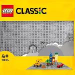 LEGO 11024 Classic La Plaque De Construction Grise 48x48. Socle de Base pour Construction. Assemblage et Exposition