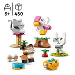 Jeu D'assemblage - Jeu De Construction - Jeu De Manipulation LEGO 11034 Classic Les Animaux de Compagnie Créatifs. Jouet avec Animaux. Modele Chien. Chat. Lapin. Hamster et Oiseau