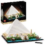 LEGO 21058 Architecture La Grande Pyramide de Gizeh. Loisir Créatif Maquette a Construire. Monument du Monde et Décoration