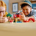 Jeu D'assemblage - Jeu De Construction - Jeu De Manipulation LEGO 21179 Minecraft La Maison Champignon. Set Jouet de Construction pour Enfants des 8 ans. Idée de Cadeau. avec Figurines