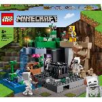 Jeu D'assemblage - Jeu De Construction - Jeu De Manipulation LEGO 21189 Minecraft Le Donjon du Squelette. Jouet Construction. Figurine Squelette avec Accessoires. Grotte