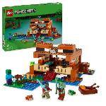 LEGO 21256 Minecraft La Maison de la Grenouille. Jouet avec Figurines d'Animaux. Personnages : Zombie et Explorateur