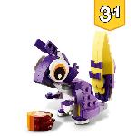 Jeu D'assemblage - Jeu De Construction - Jeu De Manipulation LEGO 31125 Creator 3 en 1 Fabuleuses Créatures De La Foret. Du Lapin a la Chouette en Passant par l'Écureuil. Figurines d'Animaux