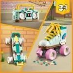 Jeu D'assemblage - Jeu De Construction - Jeu De Manipulation LEGO 31148 Creator 3en1 Les Patins a Roulettes Rétro. Jouet avec Mini-Skateboard et Boombox. Décoration Rétro