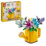 LEGO 31149 Creator 3en1 Les Fleurs dans l'Arrosoir. Jouet pour Enfants. avec Arrosoir. Bouquet de Fleurs et 2 Oiseaux