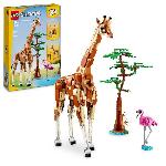 LEGO 31150 Creator 3en1 Les Animaux Sauvages du Safari. Jouet avec Figurines d'Animaux. Girafe. Gazelles et Lion