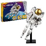 LEGO 31152 Creator 3en1 L'Astronaute dans l'Espace. Jouet de Construction avec Chien et Navette Spatiale. Decoration