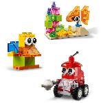 Jeu D'assemblage - Jeu De Construction - Jeu De Manipulation LEGO 4+ Classic 11013 Briques transparentes créatives. Jeu de construction en briques incluant des animaux pour enfants