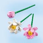 Jeu D'assemblage - Jeu De Construction - Jeu De Manipulation LEGO 40647 Creator Les Fleurs de Lotus. Kit de Construction pour Filles et Garçons Des 8 Ans. avec 3 Fleurs Artificielles