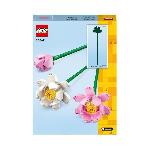 Jeu D'assemblage - Jeu De Construction - Jeu De Manipulation LEGO 40647 Creator Les Fleurs de Lotus. Kit de Construction pour Filles et Garcons Des 8 Ans. avec 3 Fleurs Artificielles