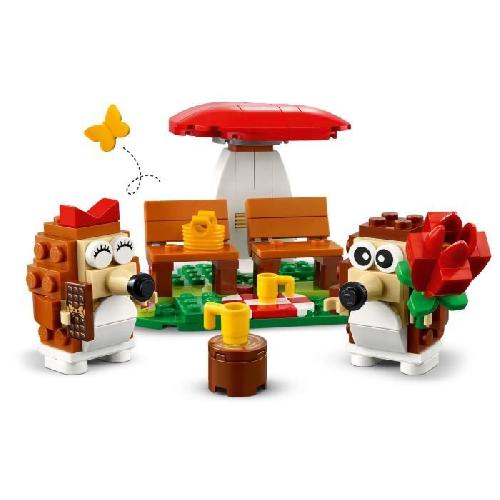 Jeu D'assemblage - Jeu De Construction - Jeu De Manipulation LEGO 40711 Le pique-nique des hérissons - Jouet avec un champignon a construire des 8 ans