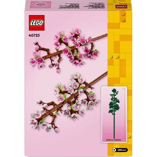 Jeu D'assemblage - Jeu De Construction - Jeu De Manipulation LEGO 40725 Creator Les Fleurs de Cerisier. Décoration de Chambre et Accessoire de Bureau. Modele Bouquet de Fleurs