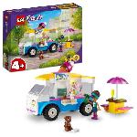 LEGO 41715 Friends Le Camion de Glaces. Jouet a Construire avec Figurines Chien. Véhicule et Mini-Poupées Dash et Andrea. des 4