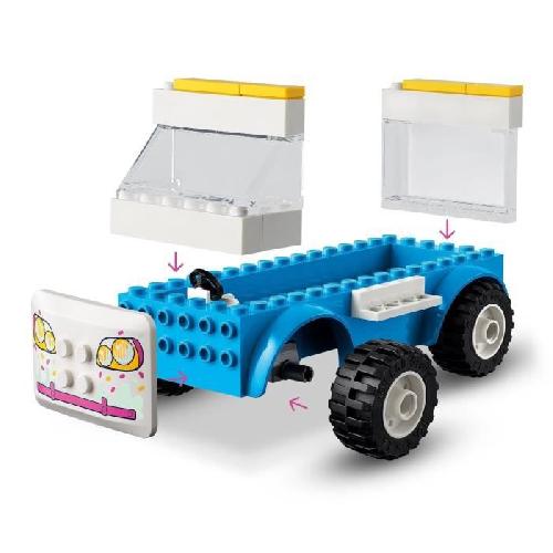 Jeu D'assemblage - Jeu De Construction - Jeu De Manipulation LEGO 41715 Friends Le Camion de Glaces. Jouet a Construire avec Figurines Chien. Véhicule et Mini-Poupées Dash et Andrea. des 4