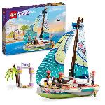 LEGO 41716 Friends L'Aventure en Mer de Stéphanie. Jouet de Bateau et Drone. Voyage avec Mini-poupées. Enfants Des 7 Ans