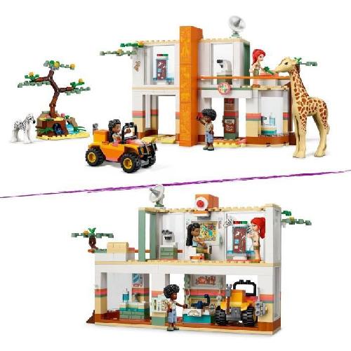 Jeu D'assemblage - Jeu De Construction - Jeu De Manipulation LEGO 41717 Friends Le Centre de Sauvetage de la Faune de Mia. Jouet Veterinaire. avec Figurines d'Animaux de Safari. Enfants 7 Ans