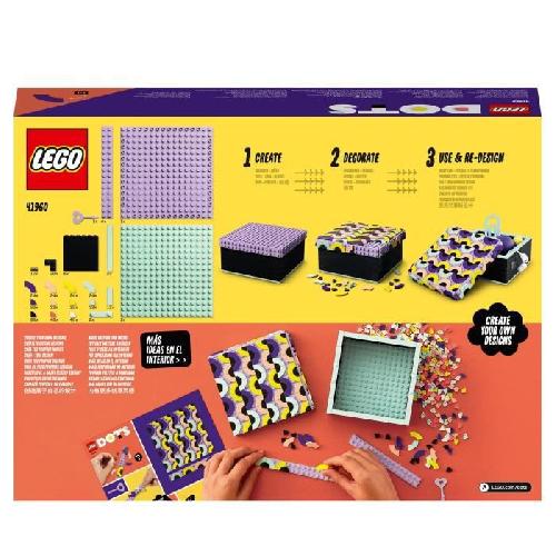 LEGO 41960 DOTS La Grande Boite. Activite Manuelle pour Creer un Espace de Rangement pour Chambre d'Enfants. des 6 ans