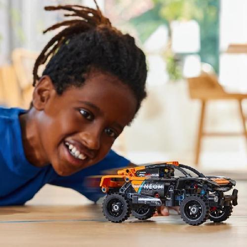 Jeu D'assemblage - Jeu De Construction - Jeu De Manipulation LEGO 42166 Technic NEOM McLaren Extreme E Race Car. Jouet de Voiture a Rétrofriction pour Enfants. a Construire