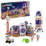 LEGO 42605 Friends La Station Spatiale Martienne et la Fusée. Jouet sur l'Espace avec Navette et 4 Figurines d'Astronautes