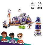 Jeu D'assemblage - Jeu De Construction - Jeu De Manipulation LEGO 42605 Friends La Station Spatiale Martienne et la Fusée. Jouet sur l'Espace avec Navette et 4 Figurines d'Astronautes