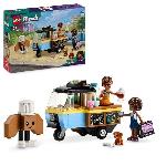LEGO 42606 Friends Le Chariot de Pâtisseries Mobile. Jouet Éducatif avec Figurines Aliya. Jules et le Chien Aira