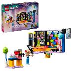 LEGO 42610 Friends Le Karaoké. Jouet Musical avec Poupées et Figurines Liann et Nova et un Gecko