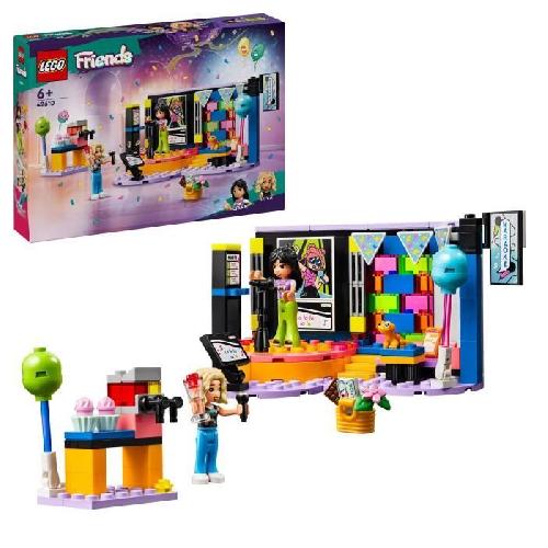Jeu D'assemblage - Jeu De Construction - Jeu De Manipulation LEGO 42610 Friends Le Karaoké. Jouet Musical avec Poupées et Figurines Liann et Nova et un Gecko