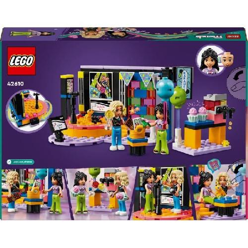 Jeu D'assemblage - Jeu De Construction - Jeu De Manipulation LEGO 42610 Friends Le Karaoke. Jouet Musical avec Poupees et Figurines Liann et Nova et un Gecko