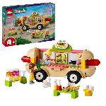 LEGO 42633 Friends Le Food-Truck de Hot-Dogs. Jouet de Restaurant Mobile. avec Figurines et Chat. Cadeau Enfants