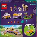 Jeu D'assemblage - Jeu De Construction - Jeu De Manipulation LEGO 42634 Friends La Remorque du Cheval et du Poney. Jouet avec Figurines Liann. Zoya et 2 Figurines d'Animaux