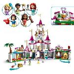 Jeu D'assemblage - Jeu De Construction - Jeu De Manipulation LEGO 43205 Disney Princess Aventures Épiques dans le Château. Jouet Ariel. Vaiana et Raiponce. Figurines Animaux. Enfants Des 6 Ans