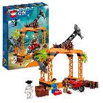 LEGO 60342 City Stuntz Le Défi de Cascade : l'Attaque des Requins. Jouet Aventure de Moto Stunt des 5 ans. Idée Cadeau