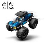 Jeu D'assemblage - Jeu De Construction - Jeu De Manipulation LEGO 60402 City Le Monster Truck Bleu. Jouet Camion Tout-Terrain et Minifigurine de Conducteur. Cadeau Enfants